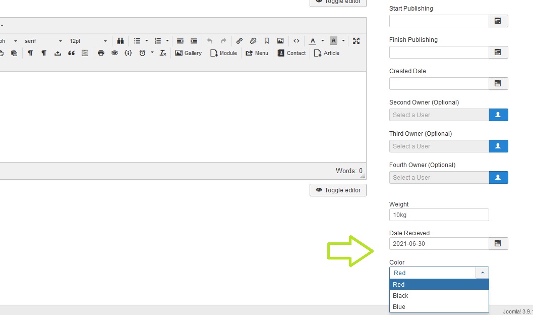 extra fields example 2