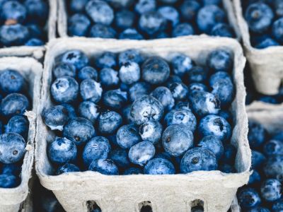 blueberries box