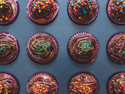 cupcakes with icing