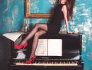 girl piano grand piano shoes