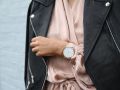 watch and black coat